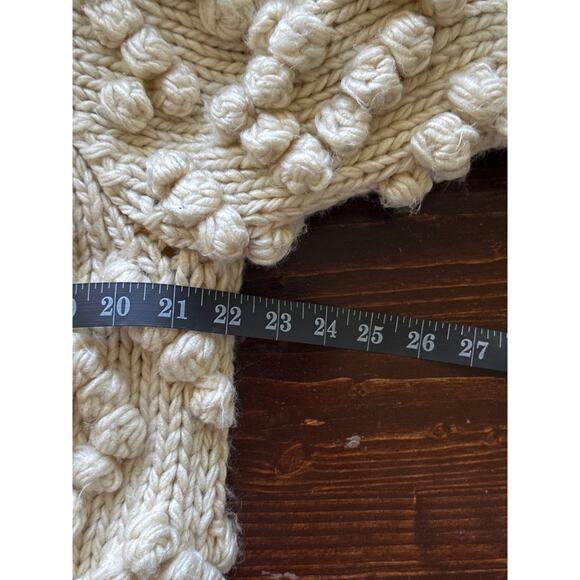 Chicwish NWOT Knit Your Love Bobble Cardigan Sweater M Cream Coquette Soft Girl - Picture 9 of 12